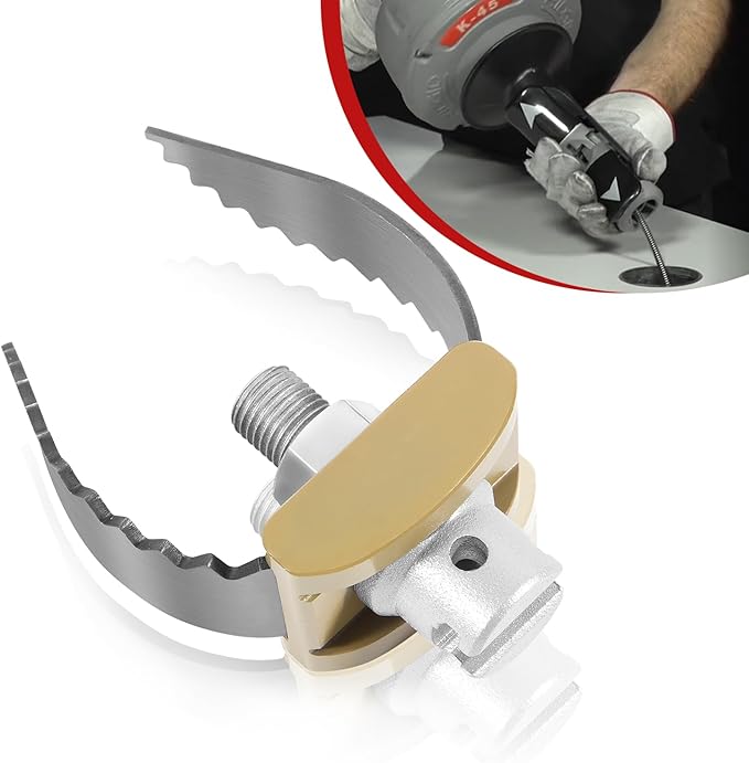 52812 T-230 2" Heavy Duty C-Cutter Drain Cleaning Auger for Ridgid Sectional Cables C-4 C-6 C-7 C-8 & C-9, Compatible with Drain Cleaning Machines K-40 K-45 K-50 K-3800