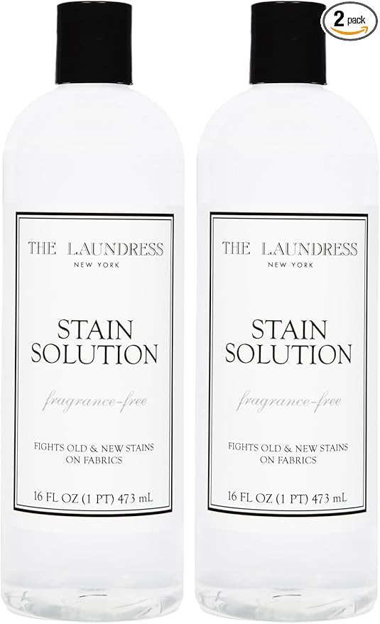The Laundress New York Stain Solution, 16 Fl Oz Stain Remover for Clothes (Pack of 2)