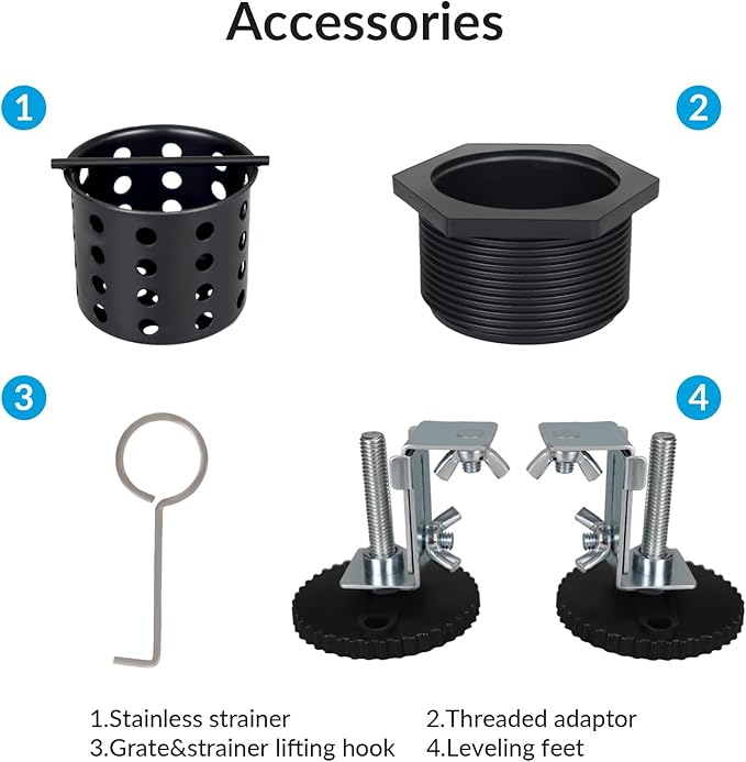 32 Inch Linear Shower Drain Bathroom Kitchen Matte Black Floor Drain Removable Capsule Pattern Cover Accessories Shower Drain 304 Stainless Steel Drain with Hair Strainer Adjustable Leveling Feet