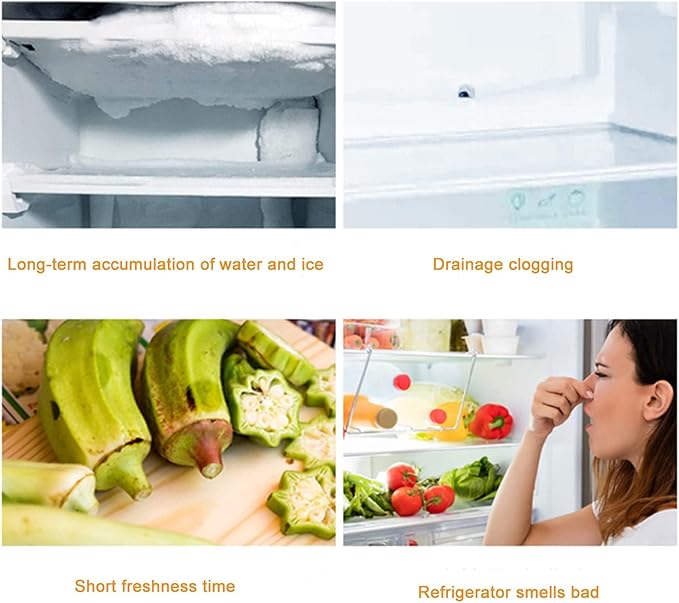 JSONO Refrigerator car sunroof Drainage Internal Long Hose Nylon Spring Fridge Drain Hole Dredging Tool Bendable Frozen Water Clog Remover Cleaning Brush for Kitchen Drain Pipe(155+6cm)