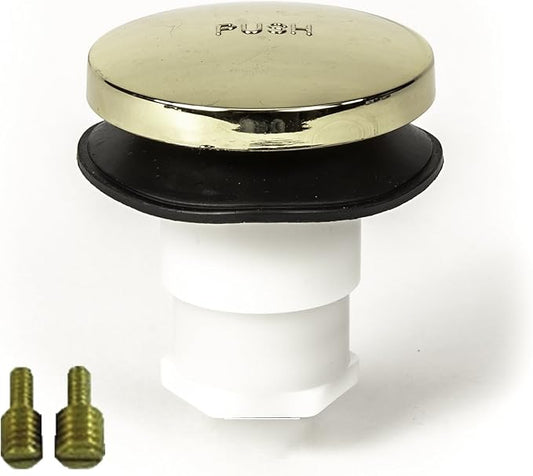 Toe Touch (Tip Toe, Foot Actuated) Bath Tub/Bathtub Drain Stopper Includes 3/8" and 5/16" Fittings