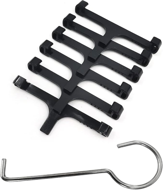 Neodrain Black Plastic Clip for Linear Drain, Tile Tray supporter, for Neodrain 24",28",32",36",40",48",60",72" Tile-insert Shower Drain, with Lifting Hook, 6 PCS