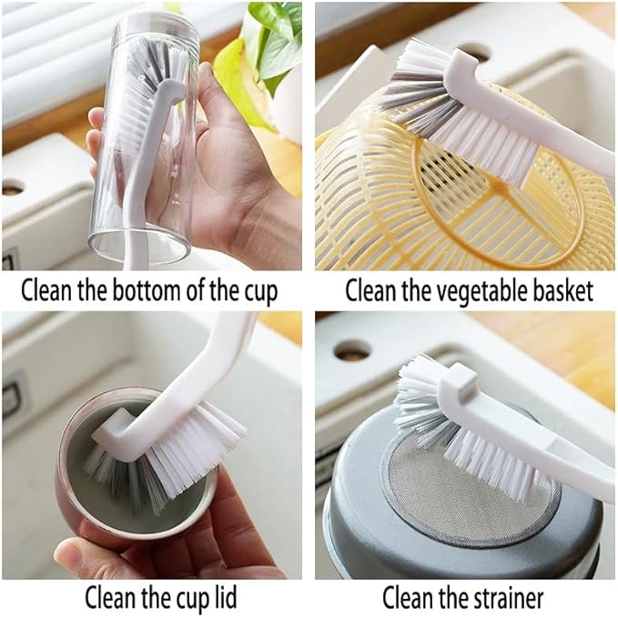 10PCS Dryer Vent Cleaner Kit, Flexible Brush with 8 Attachments & Microfiber Cloth for Deep Cleaning Lint/Dust in Dryer, Washer, Duct, Vent, Filter & Narrow Gaps of Kitchen Appliances