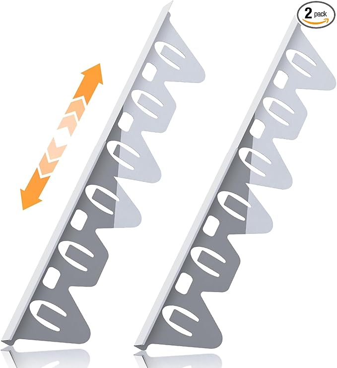 Stove Gap Covers Stainless Steel, 2 Pack Stove Gap Fillers Oven Gap Filler, Easy Retractable Length 13.8" to 27.5", Heat Resistant, Kitchen Stove Gap Cover Gap Filler for Stove and Counter, Silver
