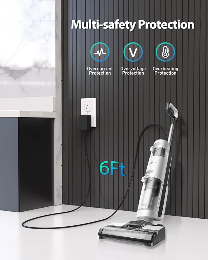 26V Charger Fit for Tineco Vacuum Mop A10 Hero A11 Master, iFLOOR 2 3 Series, Floor ONE S3 S5, YLS0241A-T260080, Pure ONE X Cordless Smart Wet Dry Cleaner Replacement Power Charging Cord Supply 26V