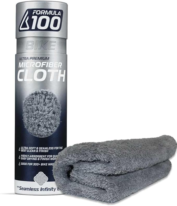 Ultra-Premium Microfiber Cloth for Bikes & Cars – Quality Care for Bicycles – Scratch-Free, Smooth Application, Trophy-Clean Finish