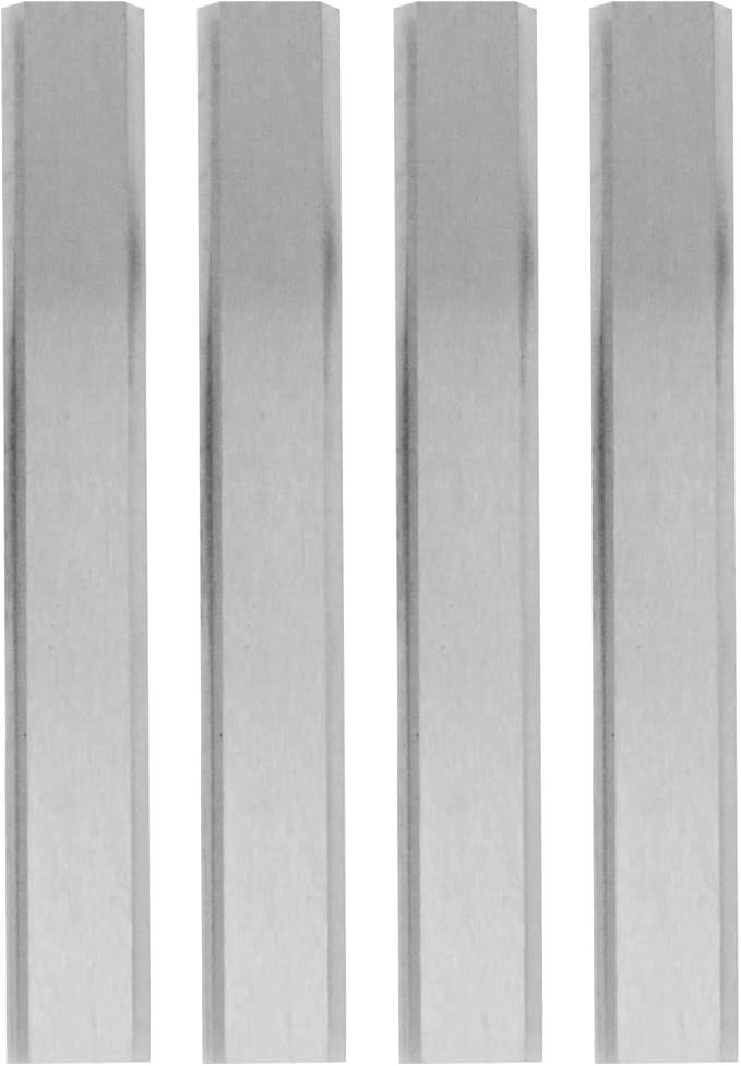 2.5" Carbide Paint Scraper Blades, Double-Edged Reversible Replacement Tungsten Steel Blades, Fit for 2.5in scraper, for Removing Paint, Wood, Glue and Grout - 4pcs