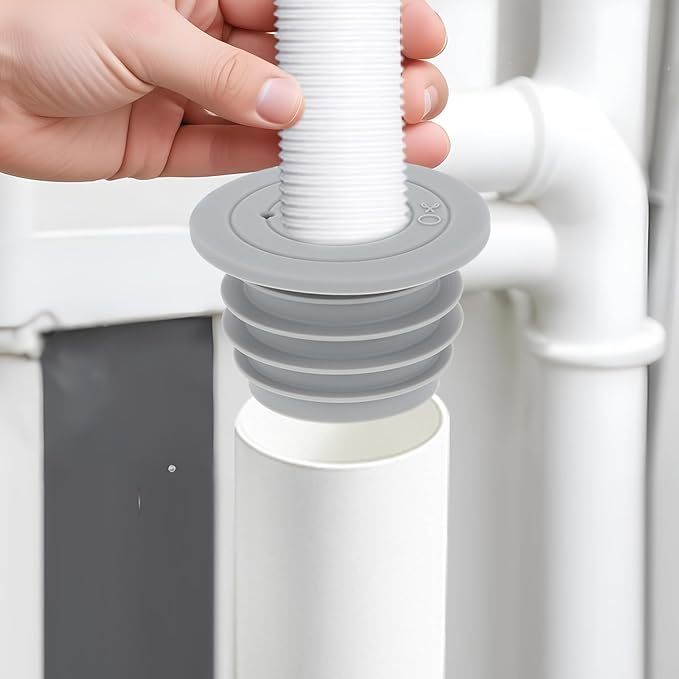 2 Pcs Drain Pipe Silicone Seal Plug Drain Sewer Deodorant Cover Washing Machine Drain Pipe Seal Plug Floor Drain Anti-Odor Silicone Plug for Kitchen Bath Washing Machine Drain