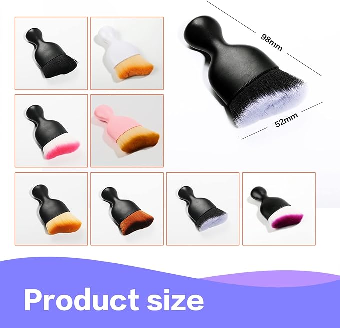 AOCISKA Car Interior Detailing Brush,Soft Bristle Cleaning Brush Car Detailing Brush Dusting Brush,Car Interior Cleaning Tool,Auto Detail Brush Car Dash Duster Brush (Pink with Cap)