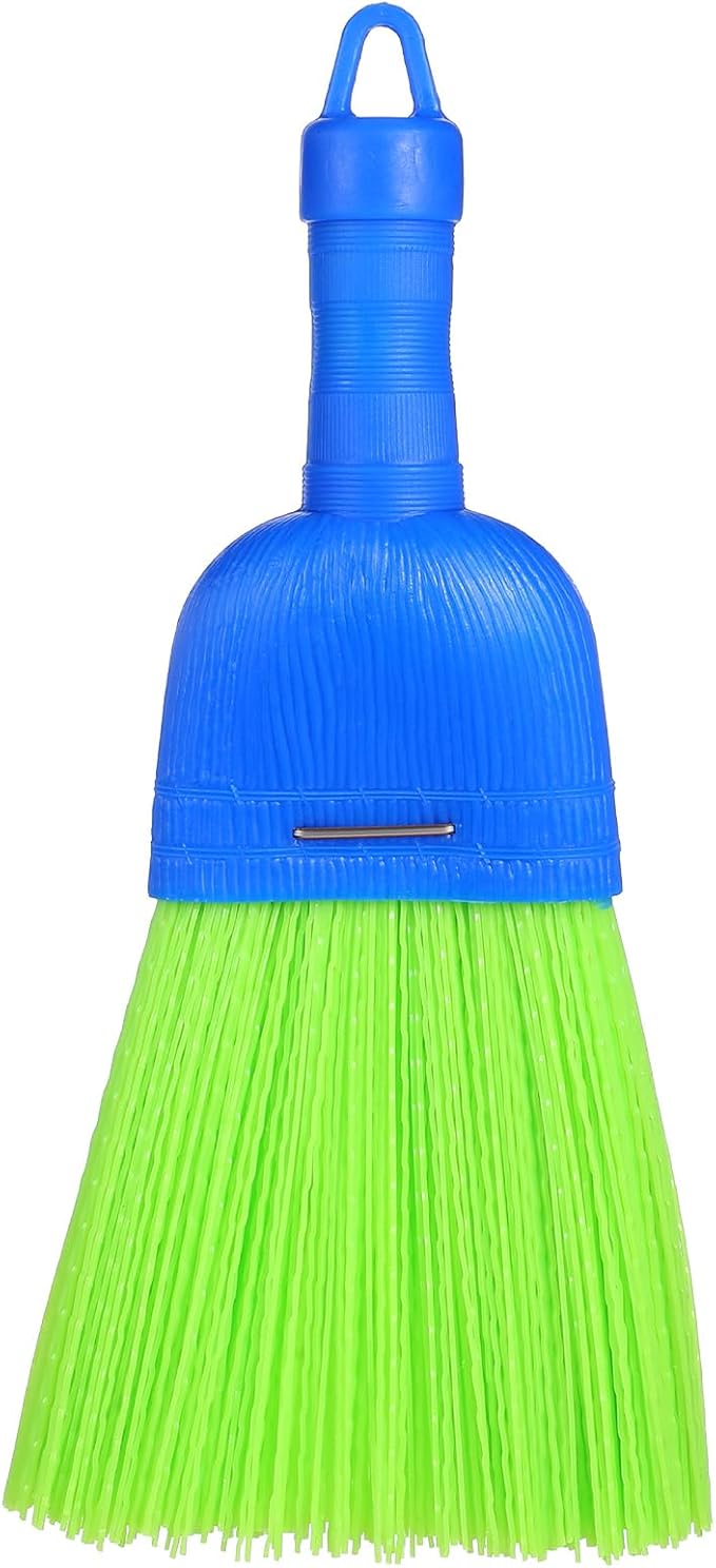 Whisk Broom Hand Brush Fiber Outdoor Car Broom with Hang Hole Durable Bristles Whisks Away Dirt Debris for Cleaning Inddoor Porches Floors Decks Driveways Dirt Dust