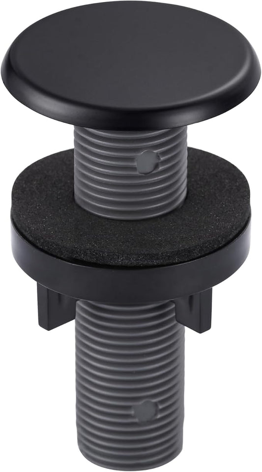 ARCORA Kitchen Sink Hole Cover: Premium Faucet Hole Plate Stopper Plug, Countertop Extra Hole Plastic Cap for Soap Dispenser Sprayer Tap, Matte Black