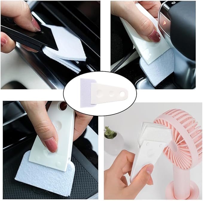 6 Pack Pedestal Fan Grille Cleaning Brush Table Fan Dust Brush Air Soffit Vents Duster Car Air Vent Duster for Tabletop Air Circulator Fan Floor Fan Stand Fan Mini Portable Fan Tower Fan