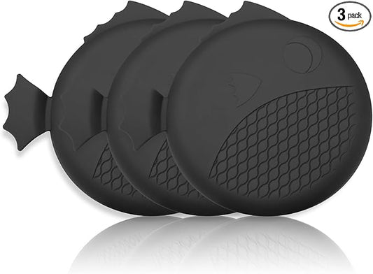 TRAPMATE Tub Stopper Bathtub Drain, Patented 5.9" Silicone Drain Plug Cover for Shower, Bath, Kitchen Sink, 3 Pack, Black