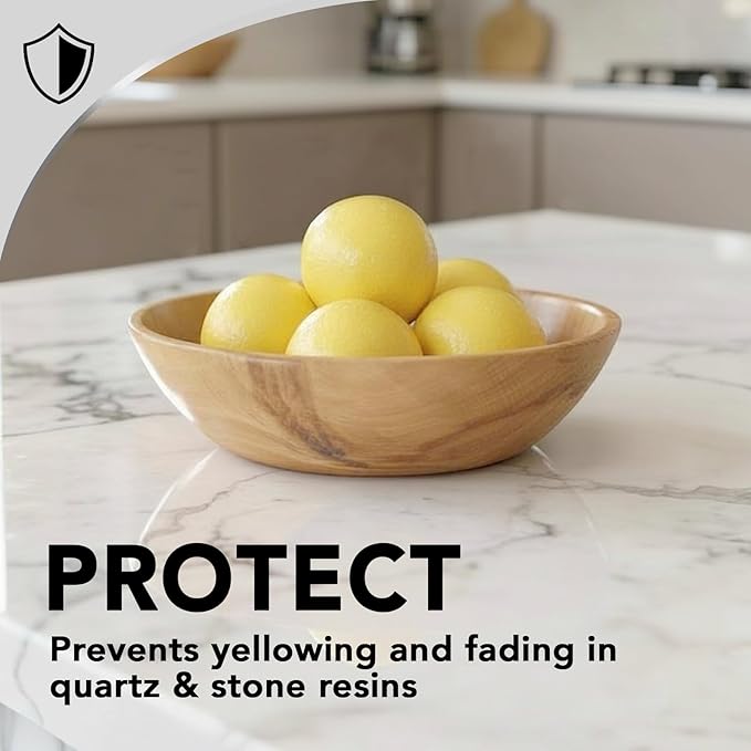 Weiman Quartz Countertop Cleaner and Polish - Clean and Shine Your Countertops Islands and Stone Surfaces with UV Protection, 24 Ounce with MicroFiber Towel, 2 Pack