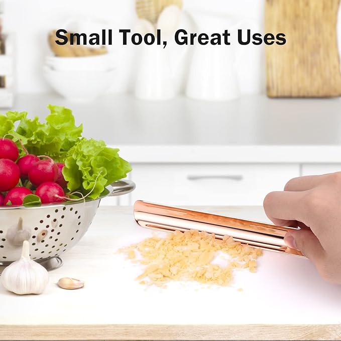Food Scraper, Restaurant Crumb Sweepers, Stainless Steel Crumbers for Servers, Table Crumber Tool Restaurant Supplies for Waiters, Waitresses and Servers (10 PACK, Rose Gold)