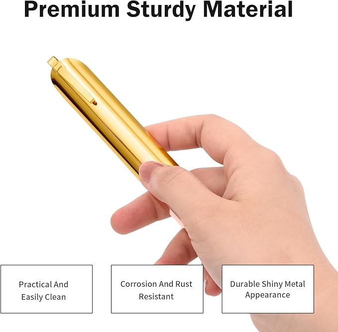 Crumb Sweepers, Bread Crumb Cleaner, Table Scraper Serveware, Stainless Steel Table Crumber Catcher Tool for Server, Restaurant Supplies for Clean Crumb, Waiters Waitress Accessories (20 PACK, Gold)