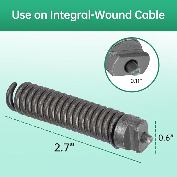 91037 IWCable Repair Coupling 3/8-Inch Replacement for RIDGID Drain Cleaning Cable End - 2 Pack