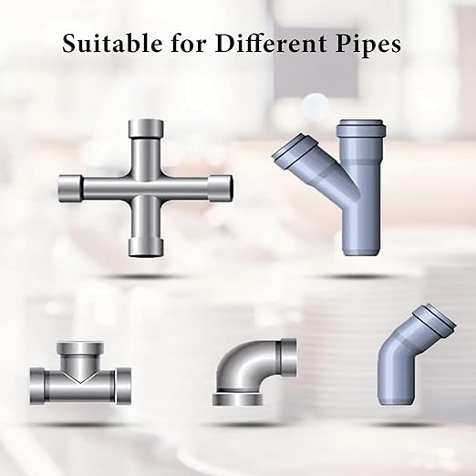 6Pcs Cutter Head for Dredging, 16mm Manganese Steel K400 Accessories Drain Cleaner Pipeline Dredging Machine Cutting Head with a Key