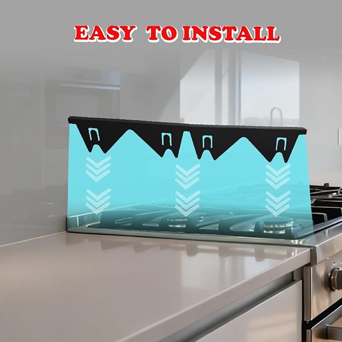 2Pcs Stainless Steel Stove Gap Covers,Adjustable Stove Gap Filler Easy Retractable Length 13.8" to 27.5", Seal Cover for Between Stove and Countertop Stove Gap Guards Range Trim Kit (BLACK)