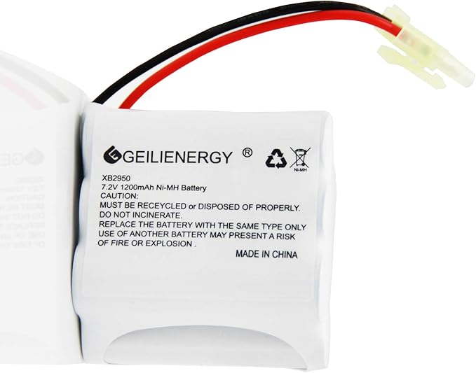 XB2950 Battery Pack 7.2V 1200mAh Battery Compatible with Shark XB2950 V2950 V2950A V2945Z V2945 Floor & Carpet Sweeper(1 Pack)