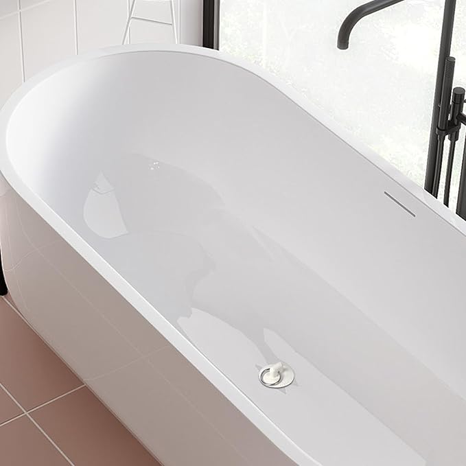 6 Sizes of Sink Stoppers, Bathtub Drain Stopper with Ring Suitable, Rubber Sink Drain for Kitchen, Bathroom and Laundry Sink, Bathtub Accessories