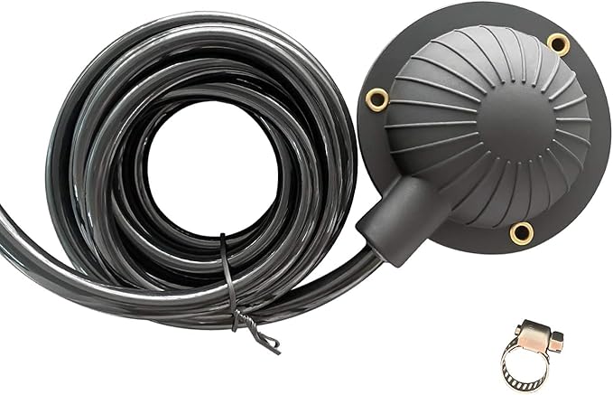 Air Foot Pedal, Huazu Air Foot Pedal Switch for Drain Cleaning Machines, With 8' Long Hose, Fits Ridgid K-400, K-380, K-3800, K750, K-7500, General, Spartan, Electric Eel, Trojan