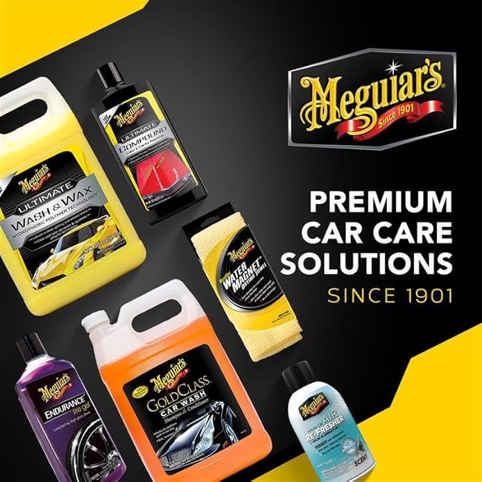 Meguiar's Gold Class Car Wash – Premium Foaming Car Wash Soap, High Gloss Finish, Safe for Clear Coats, Deep Cleans without Removing Waxes, Car Detailing Supplies for Cars, Trucks & SUVs – 1 Gal