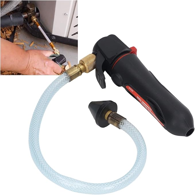 CO2 Cartridge Drain Gun Threaded Drain Gun Portable Threaded Drain Tool for Kitchen Sink, Basin, Toilet and Floor Drain