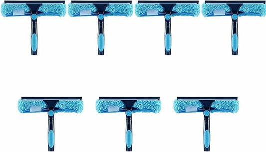 11" Window Squeegee and Microfiber Scrubber 2-in-1 Combo Cleaning Tools (Attachement Only) (7)