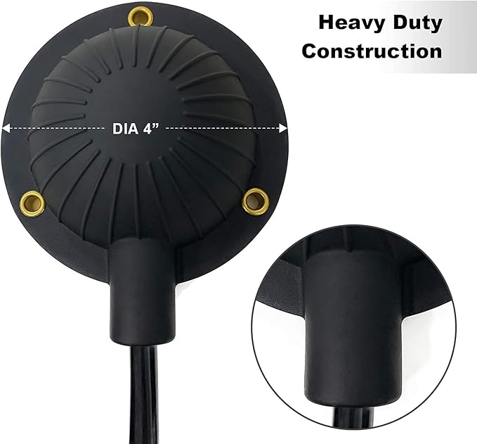 Air Foot Pedal, Huazu Air Foot Pedal Switch for Drain Cleaning Machines, With 8' Long Hose, Fits Ridgid K-400, K-380, K-3800, K750, K-7500, General, Spartan, Electric Eel, Trojan