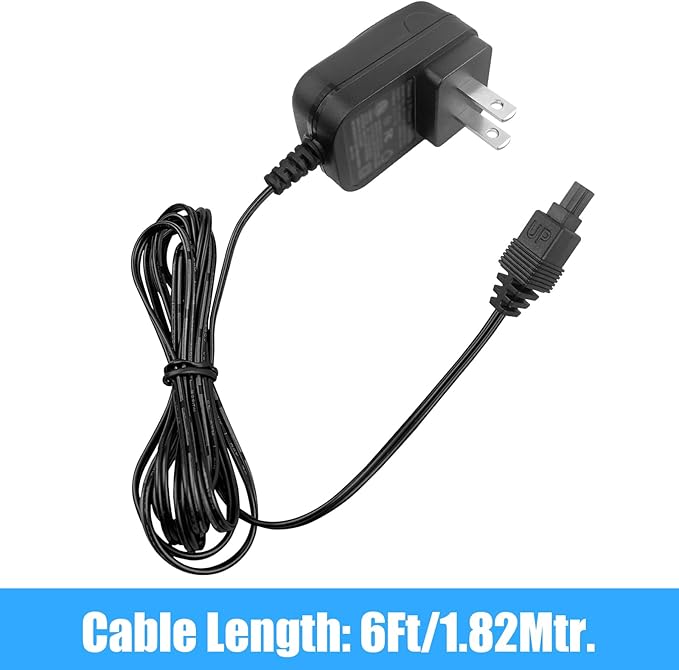 REEYEAR Replacement Charger fits for Shark Floor Carpet Sweeper Vacuums XA2700 V2700Z, 6Ft Replacement Power Adapter Charging Cable for YLS0041-T110025 Power Supply