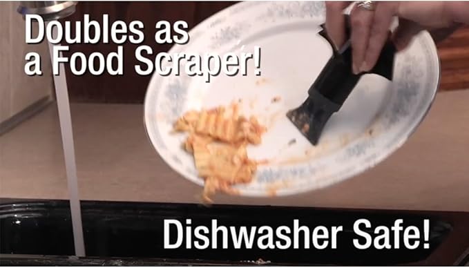 DANCO Disposal Genie Garbage Disposal Strainer | Kitchen Sink Drain Splash Guard | Food Scraper | Green (10453)