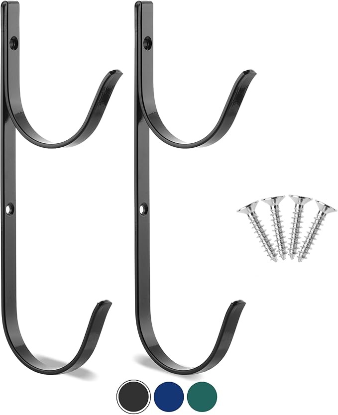 UNCO Pool Pole Hanger - 2 Pack, Pool Equipment Hooks for Poles and Hose, Accessories