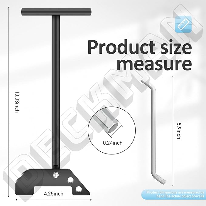 Garbage Disposer Unjamming Wrench, Unjamming Wrench, To Dislodge Jams or Clutter From Above The Sink, Compatible With Moen Waste King InSinkErator Garbage Disposals