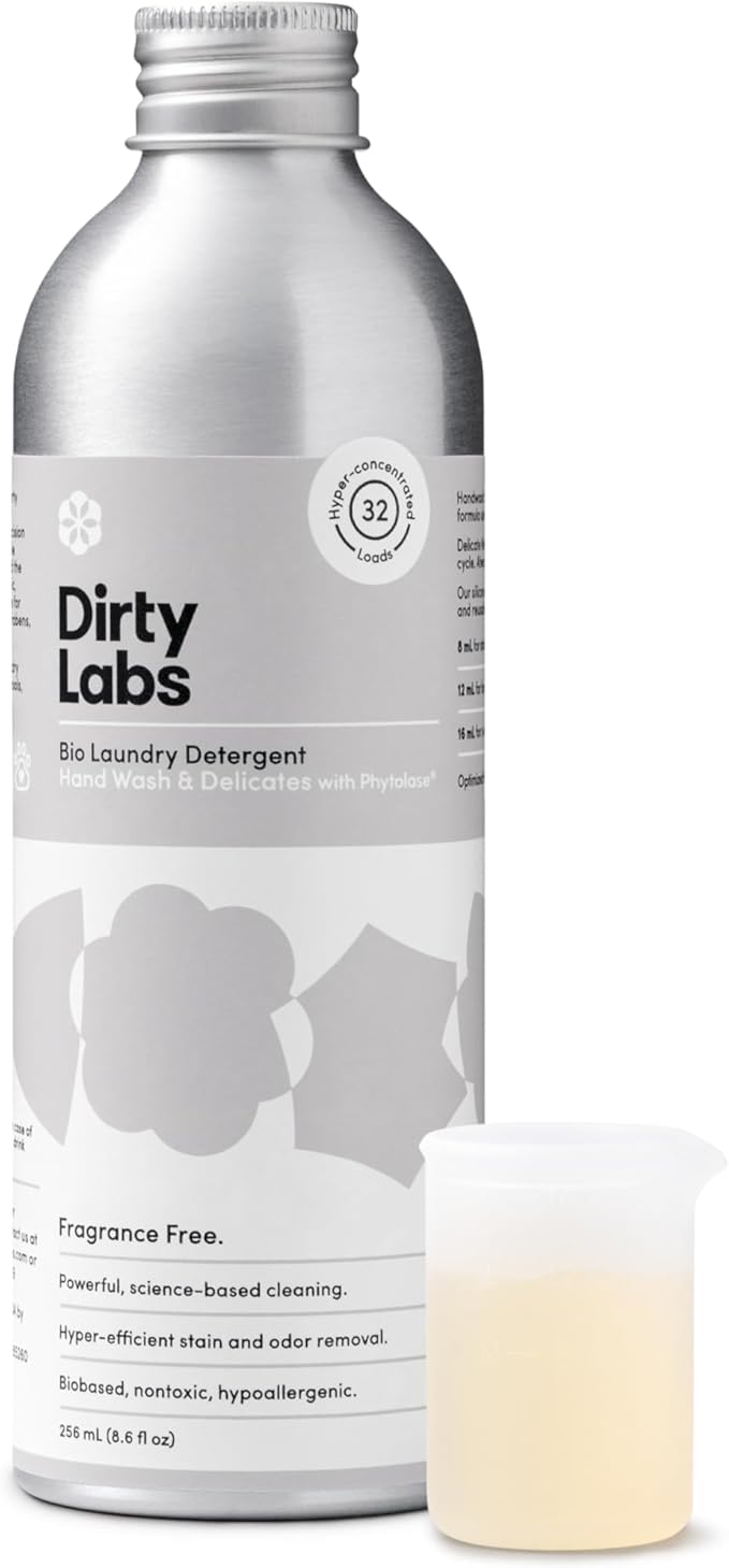Dirty Labs Hand Wash & Delicates Scent Free Bio Enzyme Detergent 32 Loads