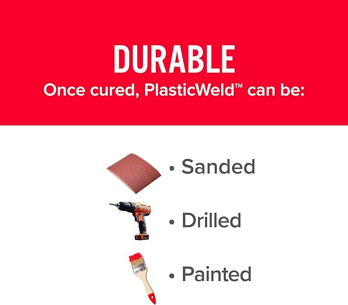 J-B Weld 8237 PlasticWeld Plastic Repair Epoxy Putty - 2 oz.