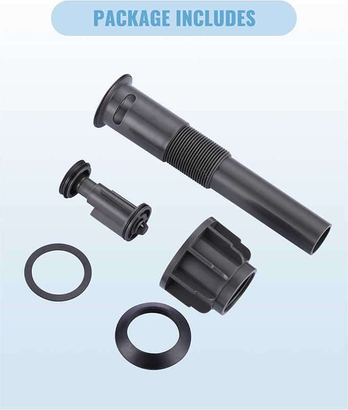 ALEASHA Bathroom Sink Drain with Overflow Vessel Sink Stopper,Pop Up Drain for Bathroom Sink Pop Up Drain Stopper for Hair Catcher,Oil Rubbed Bronze