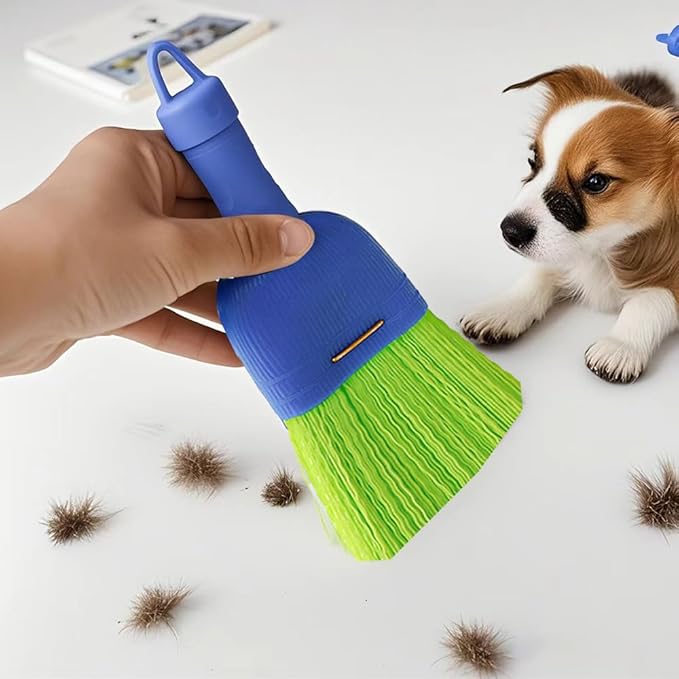 Hand Whisk Broom Handheld Poly Fiber Outdoor Car Broom with Hang Hole for Cleaning Indoor Porches Floors Decks Driveways Dirt Dust （1 Pack）