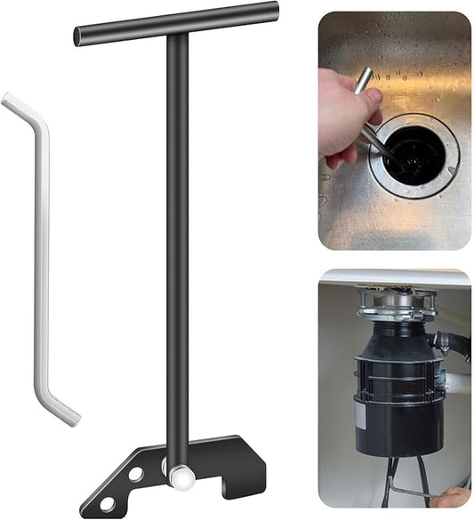 Garbage Disposer Unjamming Wrench, Unjamming Wrench, To Dislodge Jams or Clutter From Above The Sink, Compatible With Moen Waste King InSinkErator Garbage Disposals