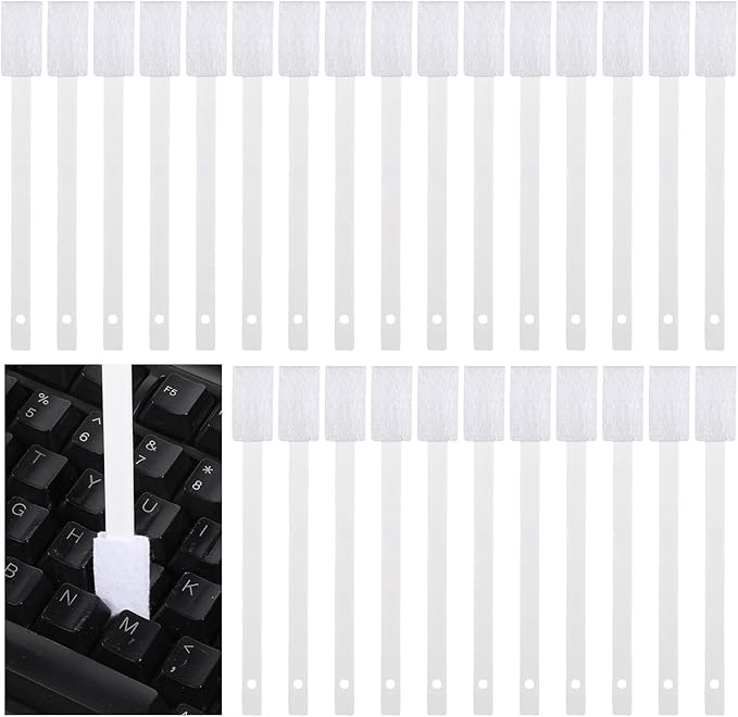40Pcs Disposable Crevice Brush, Disposable Window Track Cleaning Brush, Crevices Hole Cleaning Tool for Keyboards, Table, Corner, Small Spaces