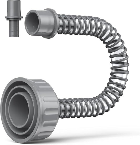 AC Drain Line Cleaner, A/C Condensate Drain Line Cleaner Adapter, hvac tools, Universal Fit AC Drain Line Unclogger, Compatiable With Most PVC Pipe Sizes, Easy To Use, Grey