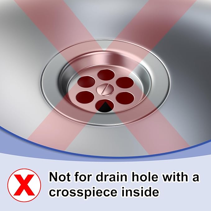 uxcell Hair Strainer, 304 Stainless Steel Shower Drain Strainer with Lifting Hook Hair and Debris Collector Debris Filter Basket for Bathroom Kitchens, Silver
