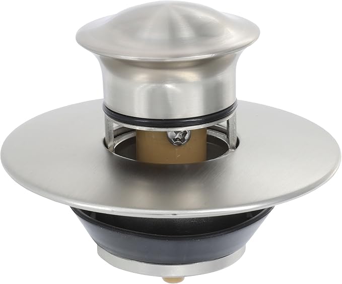 Danco EZ Drain Cover for Bathtub, Brushed Nickel, 10534