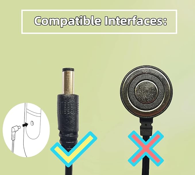 Qjin Charger for Shark VM200 VM200C UM205 VC205 VM20026 VM190 VM252 VM200P12 VACMOP Hard Floor Vacuum Mop