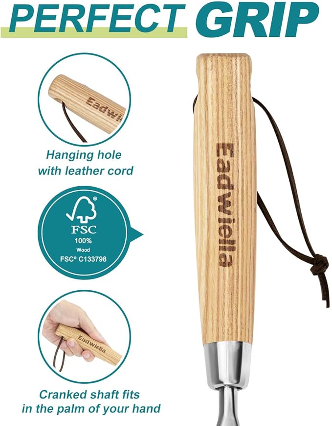 Crack Weeder Crevice Weeding Tool for in Between Pavers Weed Removal Tool for Sidewalk Deck Paver Crack Weed Remover Cleaning Tool for Weeding Between Pavers Hand Weed Removal Hook