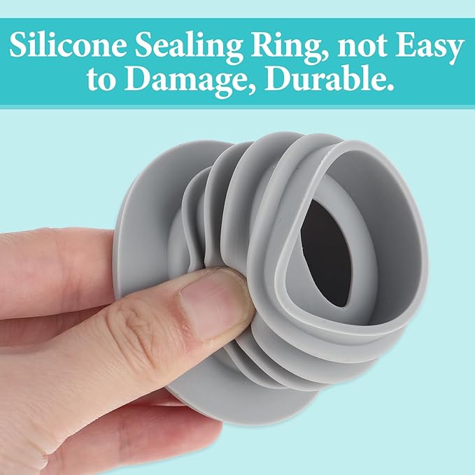 2 Pcs Drain Pipe Silicone Seal Plug Drain Sewer Deodorant Cover Washing Machine Drain Pipe Seal Plug Floor Drain Anti-Odor Silicone Plug for Kitchen Bath Washing Machine Drain