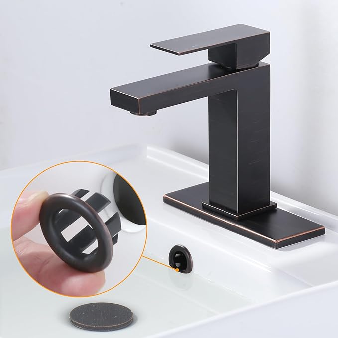 ARCORA 6 Pack Sink Overflow Ring, ARCORA Bathroom Kitchen Sink Hole Round Overflow Cover Basin Oil Rubbed Bronze