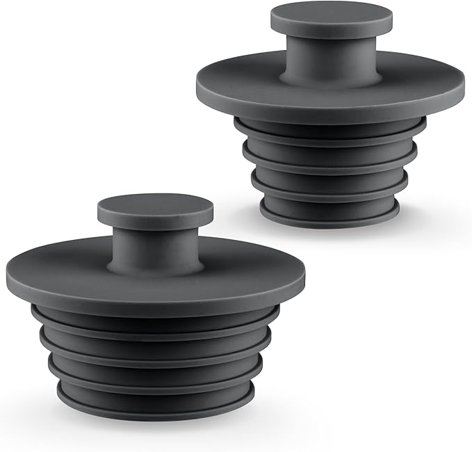 Aluvor Bathtub Stopper 2pcs Sink Stopper Tub Plug Bathroom Shower Drain Plug Silicone Bathtub Drain Plug Tub Drain Stopper Washbasin Stopper