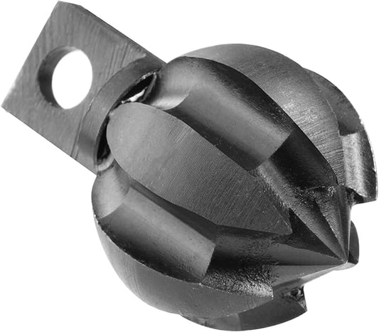 POPULO Drain Snake Attachment–Multi-Functional Cutter 1.2 Inch Diameter,Fits 1.5-3 Inch Pipes–Clears Scale,Tree Roots,and More – Compatible with POPULO and Other Leading Sewer Snake Machines