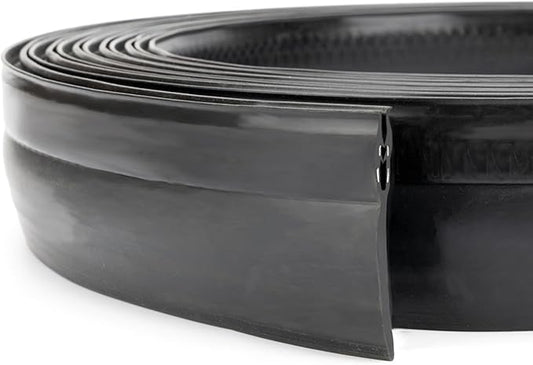 Qagea 018-546 RV Slide Out Clip Rubber Seal Weather Stripping with 2 Wiper is Suitable for RV Camper Door Window Channel (15 Ft)
